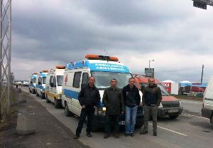 Греко-католики з Іспанії придбали та передали карети швидкої допомоги в зону АТО